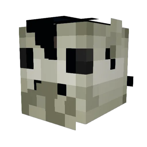 ThatDeadHorse Minecraft avatar head, 3D render