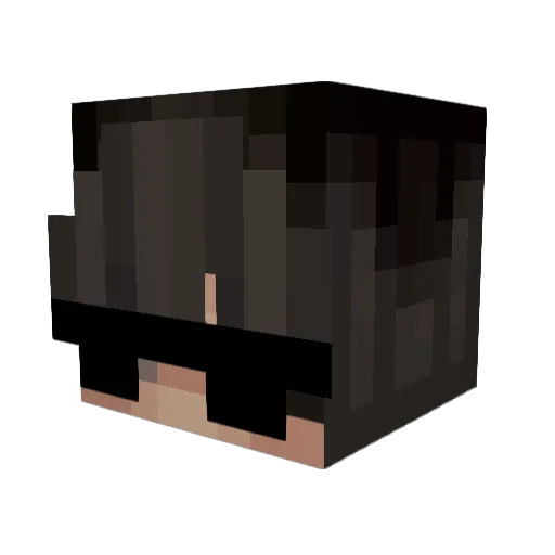 ThatDevMat Minecraft avatar head, 3D render