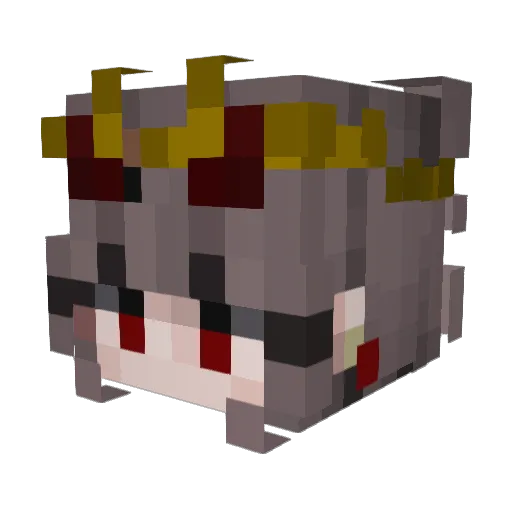 ThatDevil_Juno Minecraft avatar head, 3D render