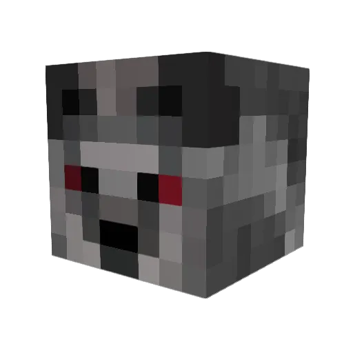 ThatDoge_05 Minecraft avatar head, 3D render
