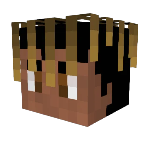 ThatDoodDread Minecraft avatar head, 3D render