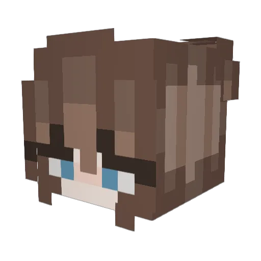 ThatDragonOnline Minecraft avatar head, 3D render