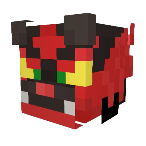 ThatDudeIsSmall Minecraft avatar head, 3D render
