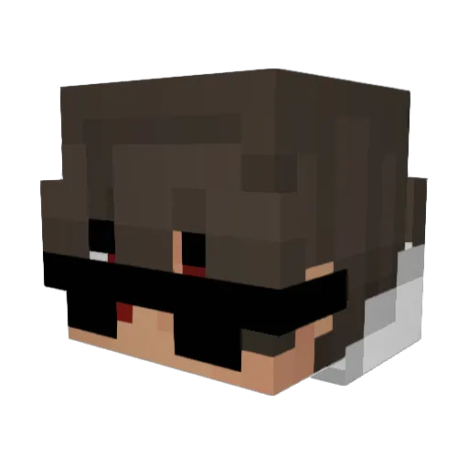 ThatFlannelGuy Minecraft avatar head, 3D render