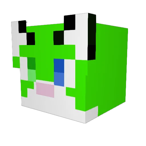 ThatFurryGuy613 Minecraft avatar head, 3D render