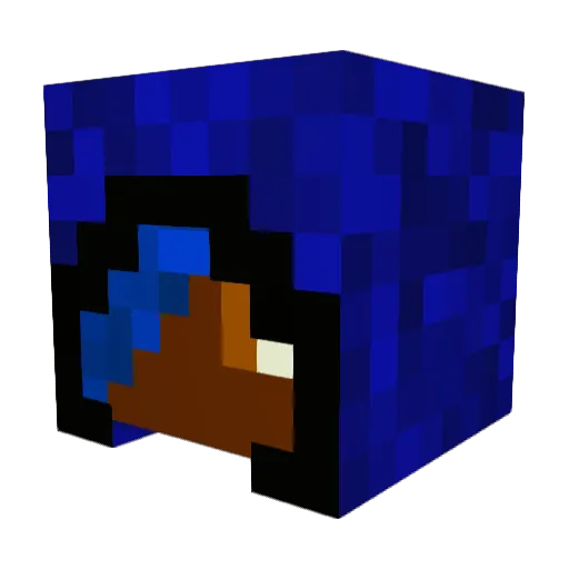 ThatGamerRev Minecraft avatar head, 3D render