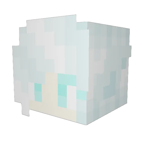 ThatGirl1113 Minecraft avatar head, 3D render