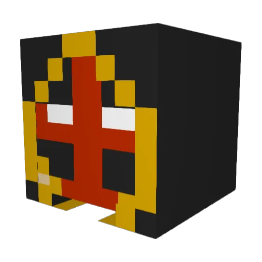 ThatGuest01 Minecraft avatar head, 3D render