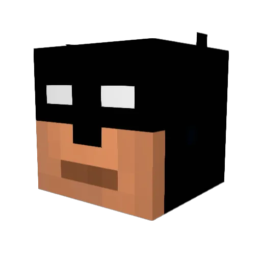ThatGuy776 Minecraft avatar head, 3D render