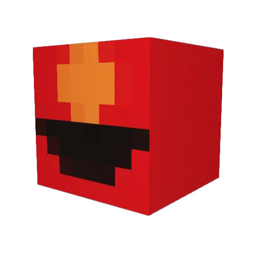 ThatGuyBif Minecraft avatar head, 3D render