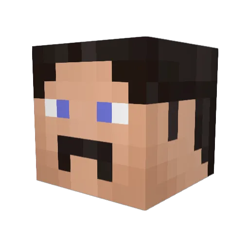ThatGuyBoomie Minecraft avatar head, 3D render