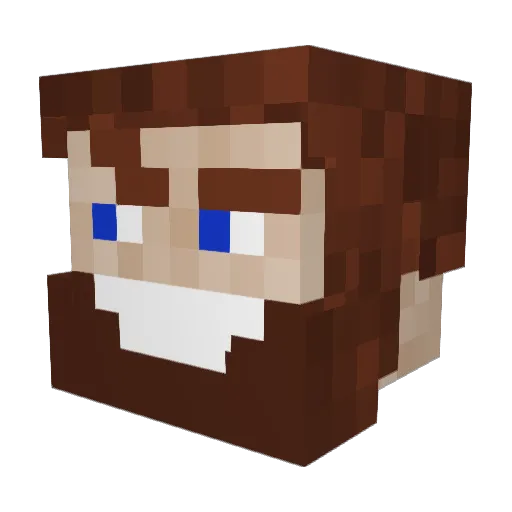 ThatGuyCado75 Minecraft avatar head, 3D render