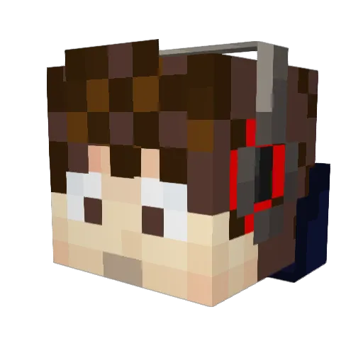 ThatGuyDyl Minecraft avatar head, 3D render