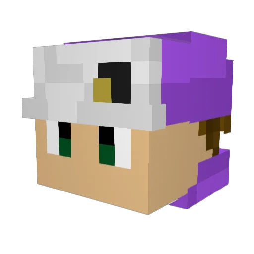 ThatGuyGZ Minecraft avatar head, 3D render