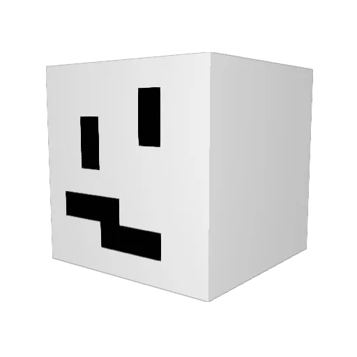 ThatGuyKAV Minecraft avatar head, 3D render