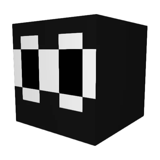 ThatGuyOxi Minecraft avatar head, 3D render