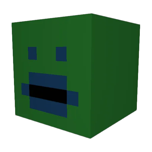 ThatGuySux Minecraft avatar head, 3D render