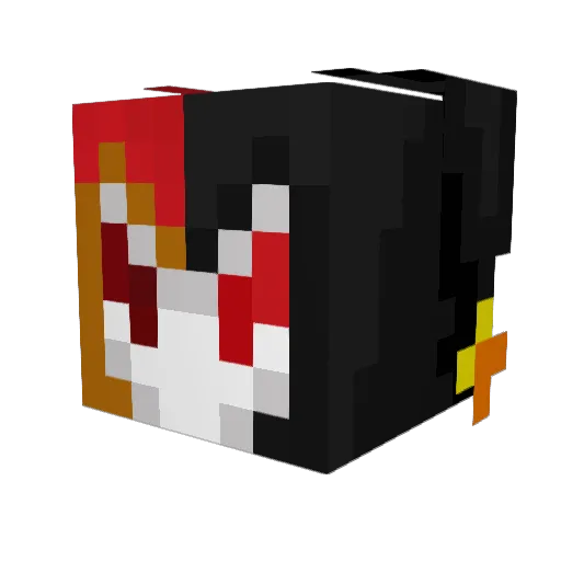 ThatGuyWaffle Minecraft avatar head, 3D render