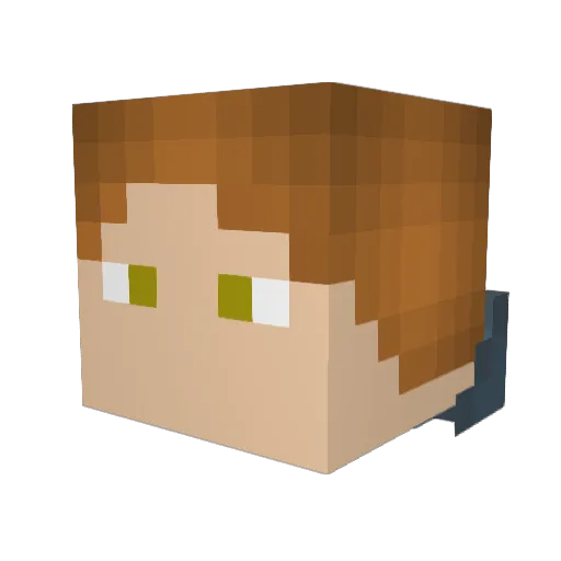 ThatGuyYouKnow52 Minecraft avatar head, 3D render