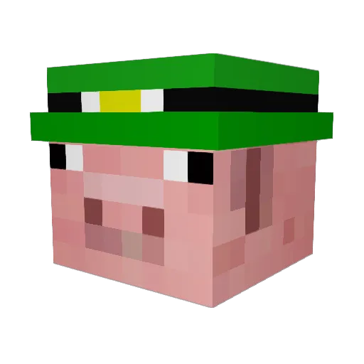 ThatIrishLad Minecraft avatar head, 3D render