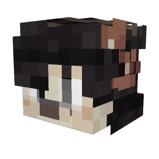 ThatIsWhoIAm Minecraft avatar head, 3D render