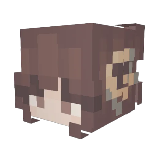 ThatLocalBacon Minecraft avatar head, 3D render