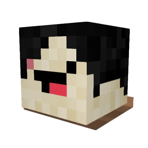 ThatLuigiGuy Minecraft avatar head, 3D render