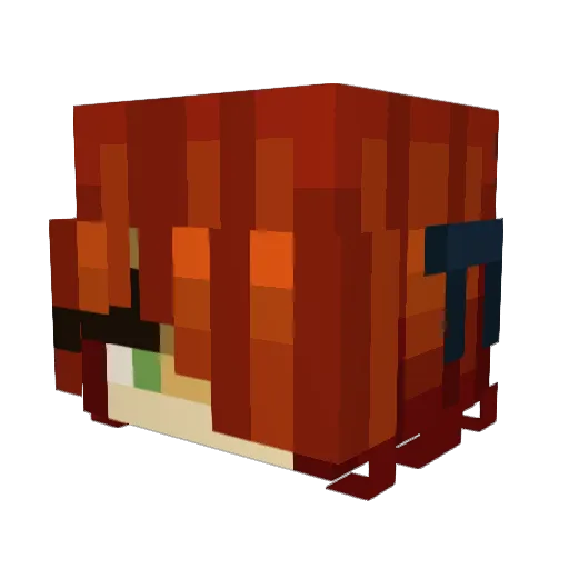 ThatMan_KOI Minecraft avatar head, 3D render