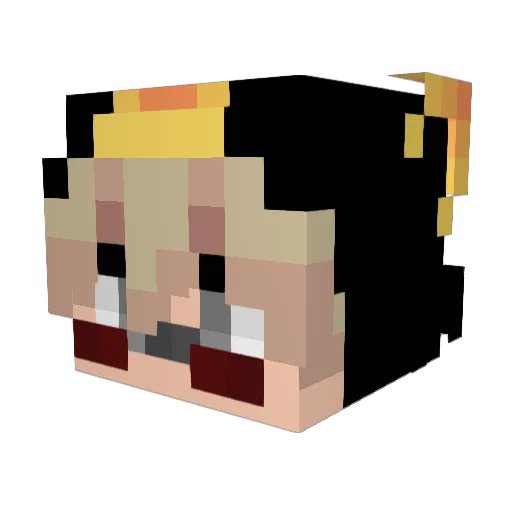 ThatMoonGuy Minecraft avatar head, 3D render