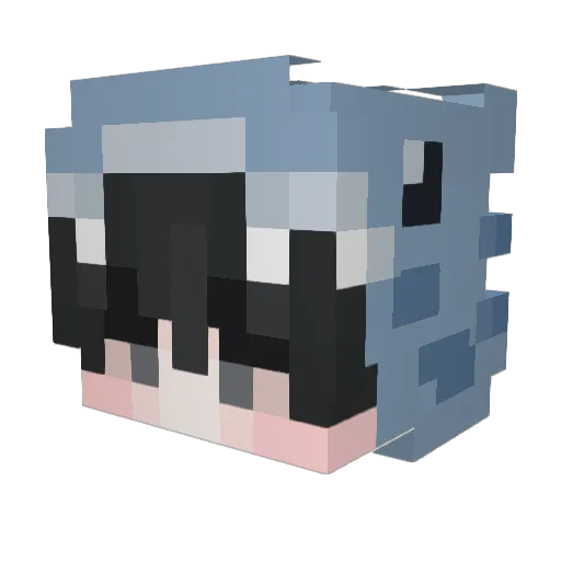 ThatNate Minecraft avatar head, 3D render