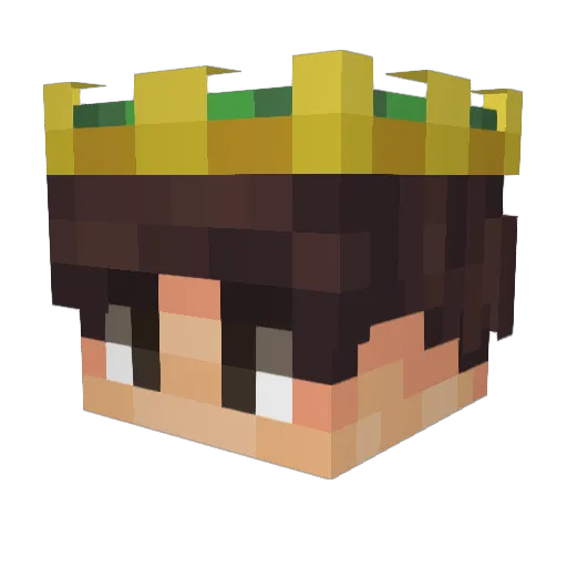ThatNiceBoy Minecraft avatar head, 3D render
