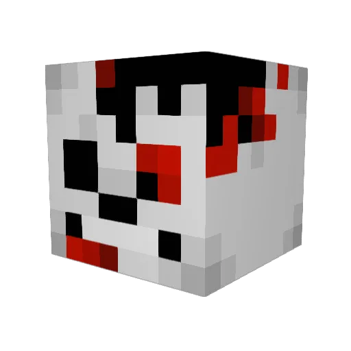 ThatOneFrisk Minecraft avatar head, 3D render