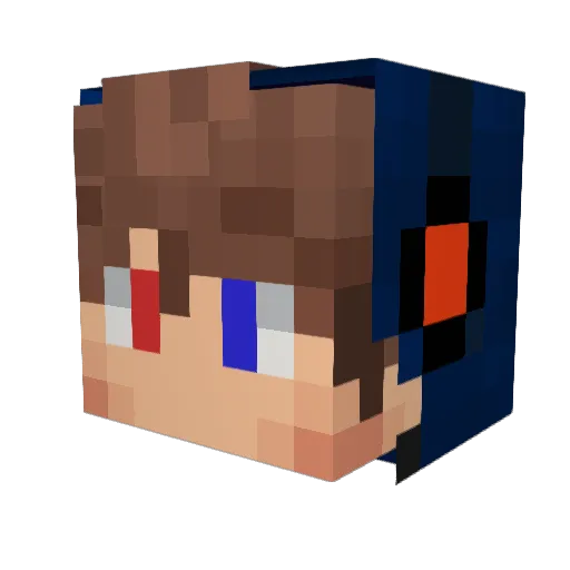 ThatOneGamer77 Minecraft avatar head, 3D render
