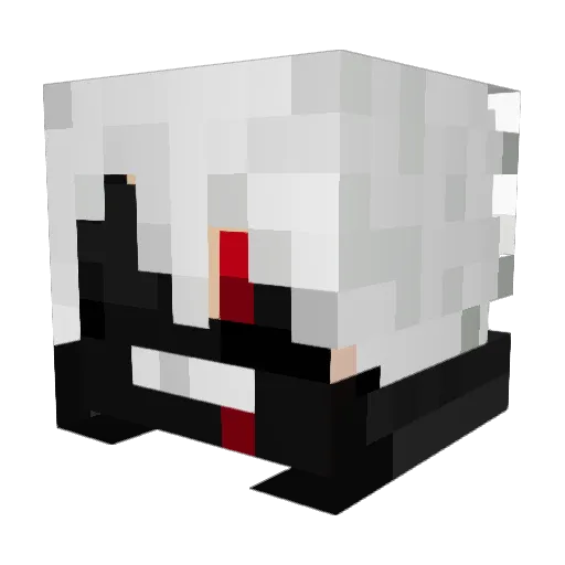 ThatOneGhoul Minecraft avatar head, 3D render