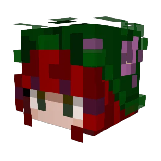 ThatOneGoatGirl Minecraft avatar head, 3D render