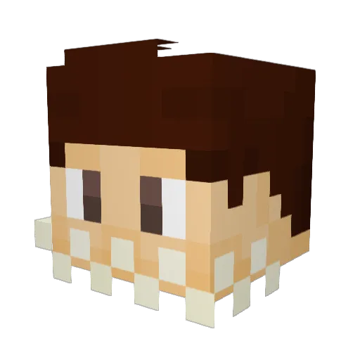 ThatOneGuy424 Minecraft avatar head, 3D render