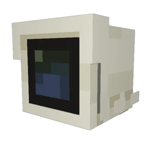 ThatOneIs3 Minecraft avatar head, 3D render