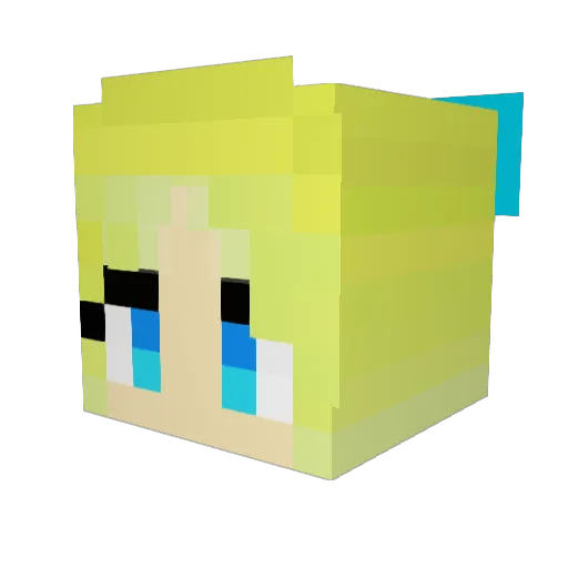 ThatOneKidIcarus Minecraft avatar head, 3D render