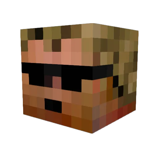 ThatOneLad Minecraft avatar head, 3D render