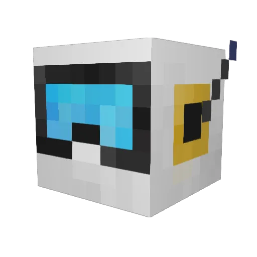 ThatOneMoon227 Minecraft avatar head, 3D render