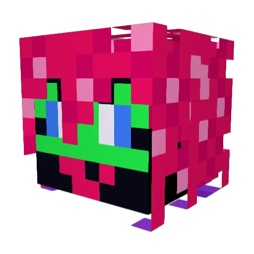 ThatOneMoth349 Minecraft avatar head, 3D render
