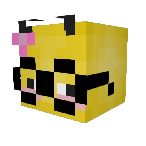 ThatOnePapaya Minecraft avatar head, 3D render