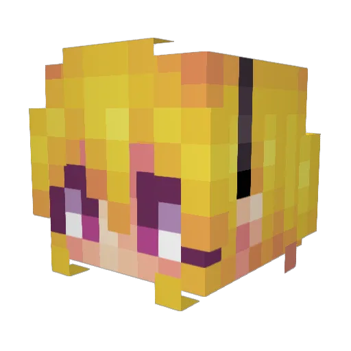 ThatOnePokefan Minecraft avatar head, 3D render