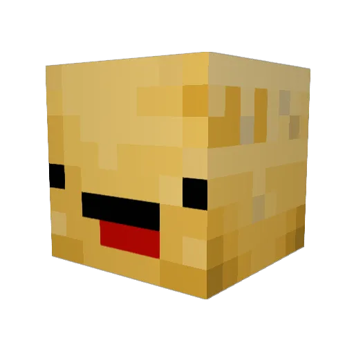 ThatOnePotato20 Minecraft avatar head, 3D render