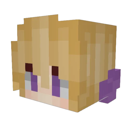 ThatOneSoyBean Minecraft avatar head, 3D render