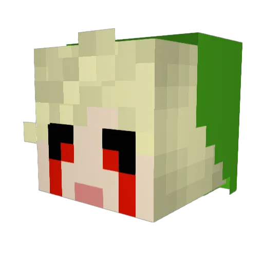 ThatOneTrans03 Minecraft avatar head, 3D render