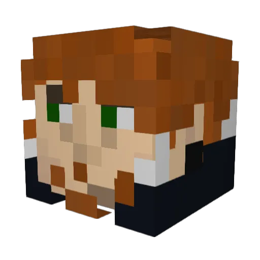 ThatOneTrip Minecraft avatar head, 3D render