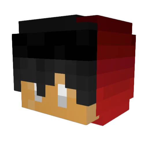 ThatPrestige Minecraft avatar head, 3D render