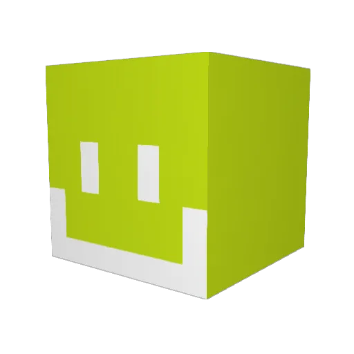 ThatRM Minecraft avatar head, 3D render