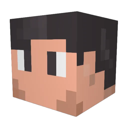 ThatRandomEditor Minecraft avatar head, 3D render